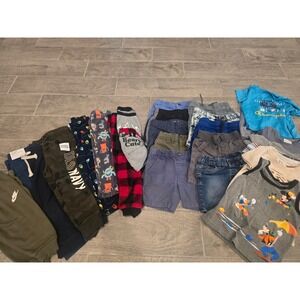 Boys 2T Clothing Lot 20+ Pc Nike Old Navy Cat & Jack Shorts Pants Pajamas Shirts